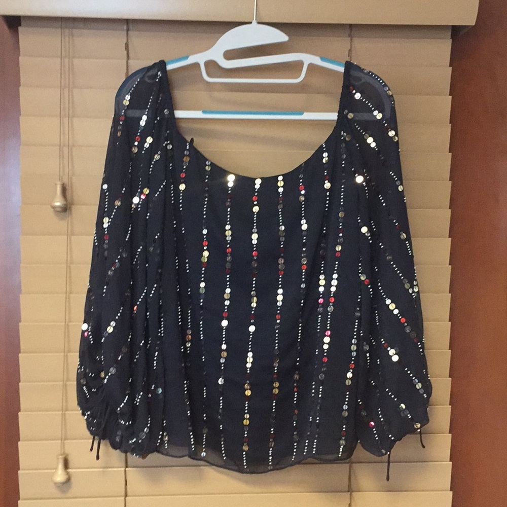 Sequined Tularosa shirt made in India